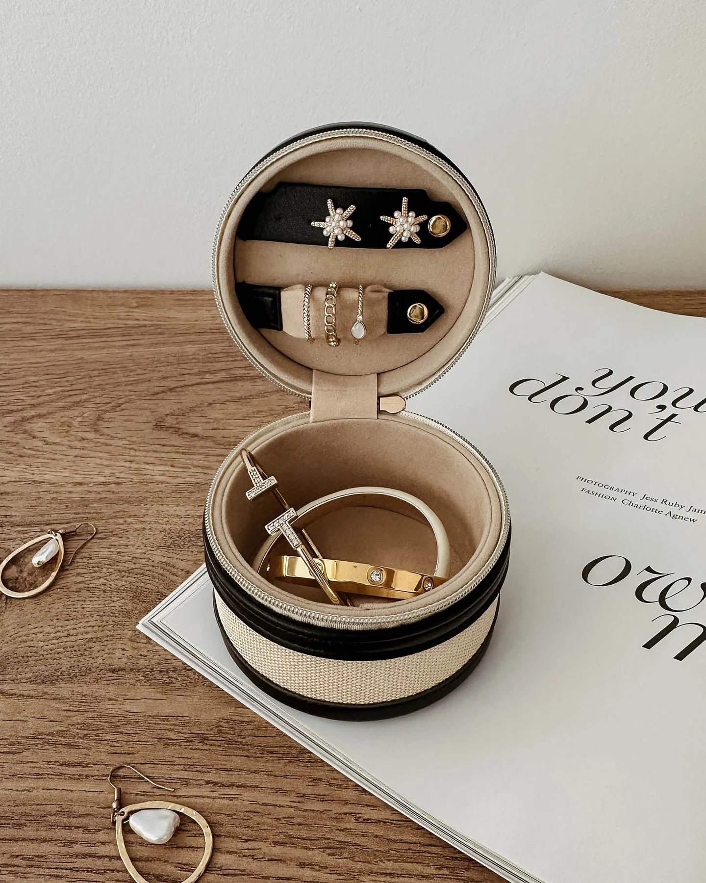 Loz Jewelry Box - Canvas Black