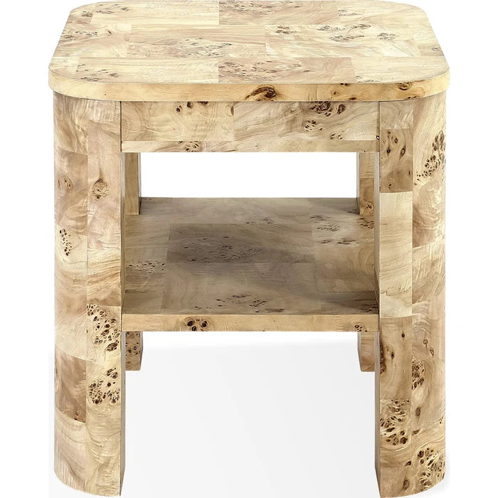 Soren Burl Side Table