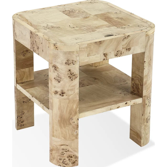 Soren Burl Side Table
