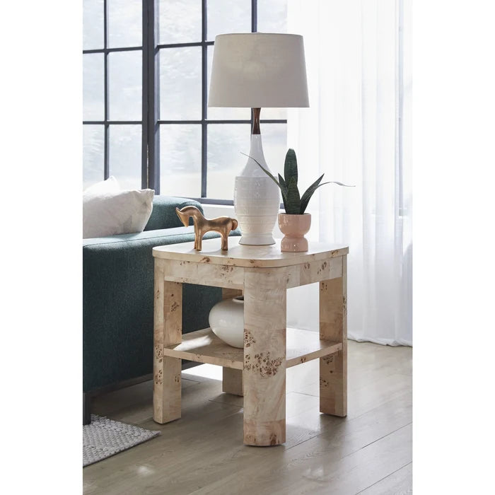 Soren Burl Side Table