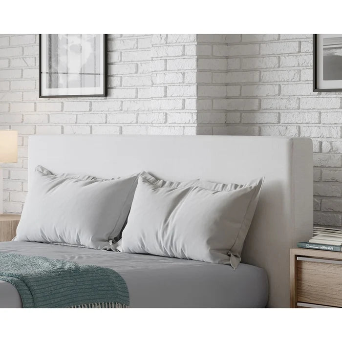 Liden Upholstered Bed - Pearl