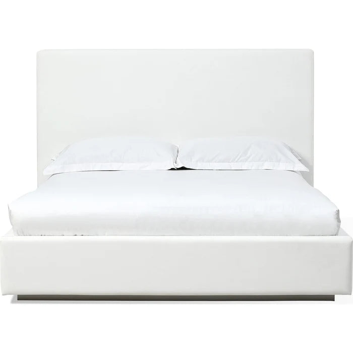 Liden Upholstered Bed - Pearl