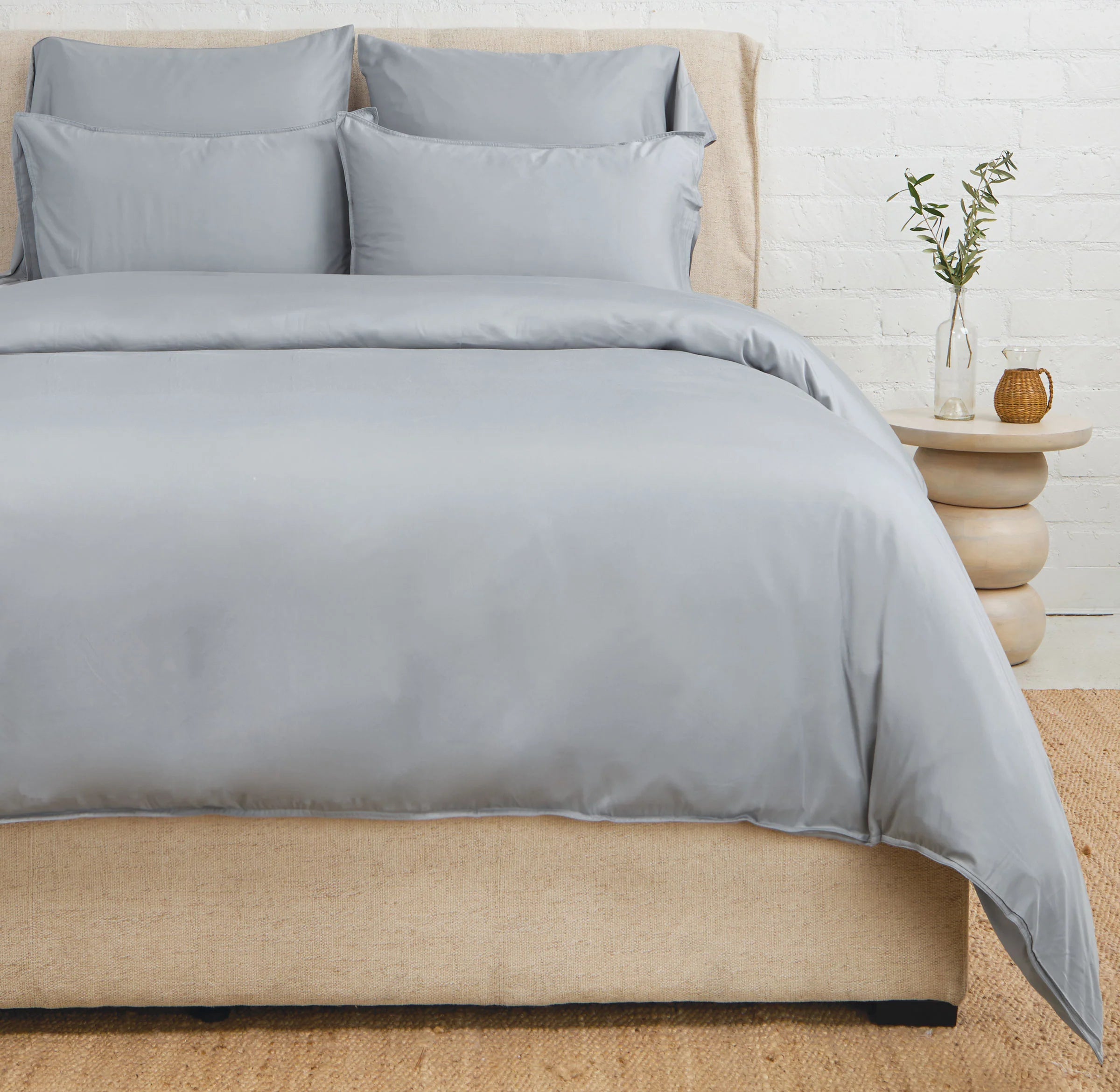 Parker Bamboo Sateen Duvet Set - Ocean