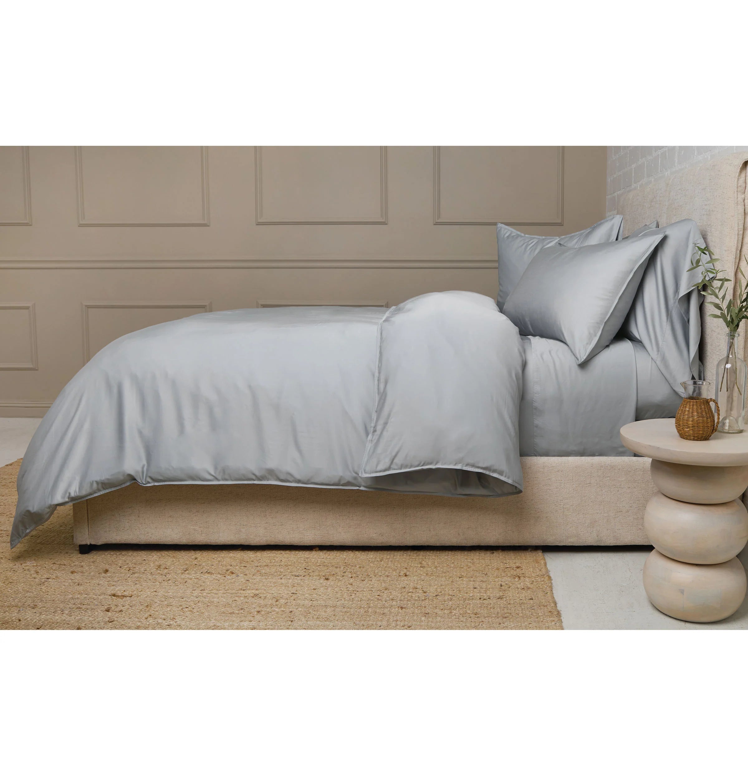 Parker Bamboo Sateen Duvet Set - Ocean