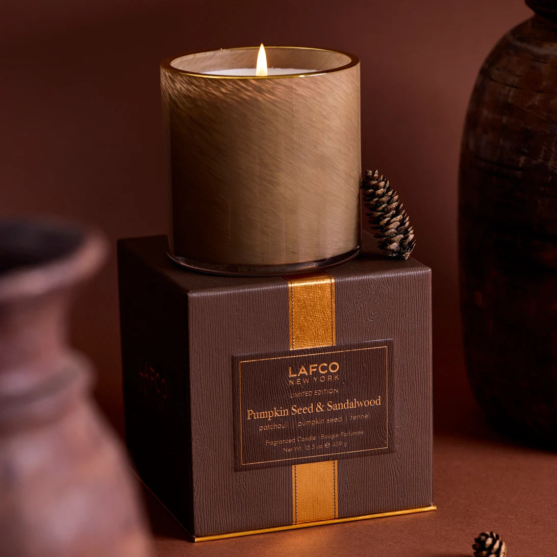 LAFCO: Pumpkin Seed & Sandalwood 15.5oz Candle