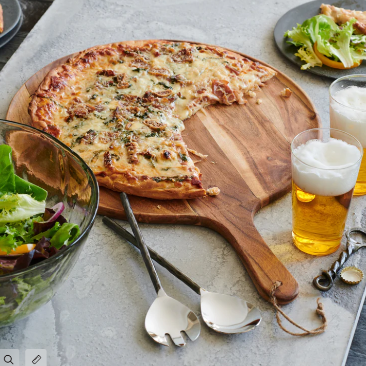 Acacia Round Serving Board