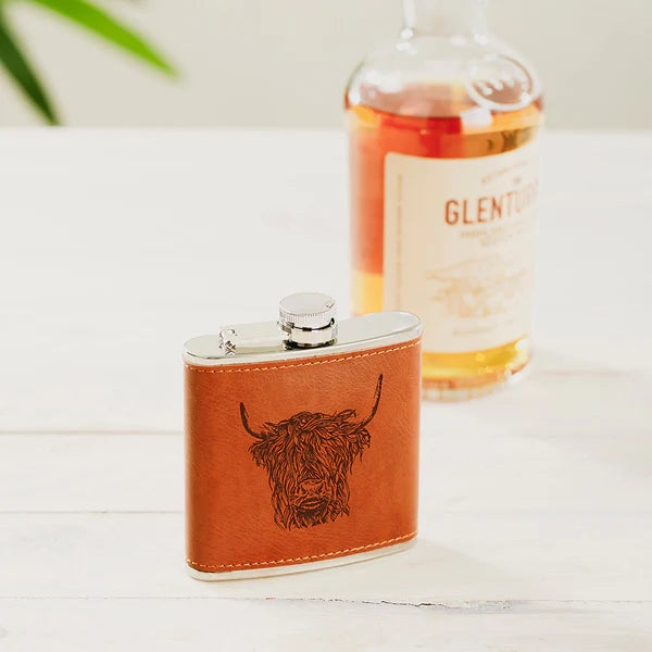 Highland Cow Flask
