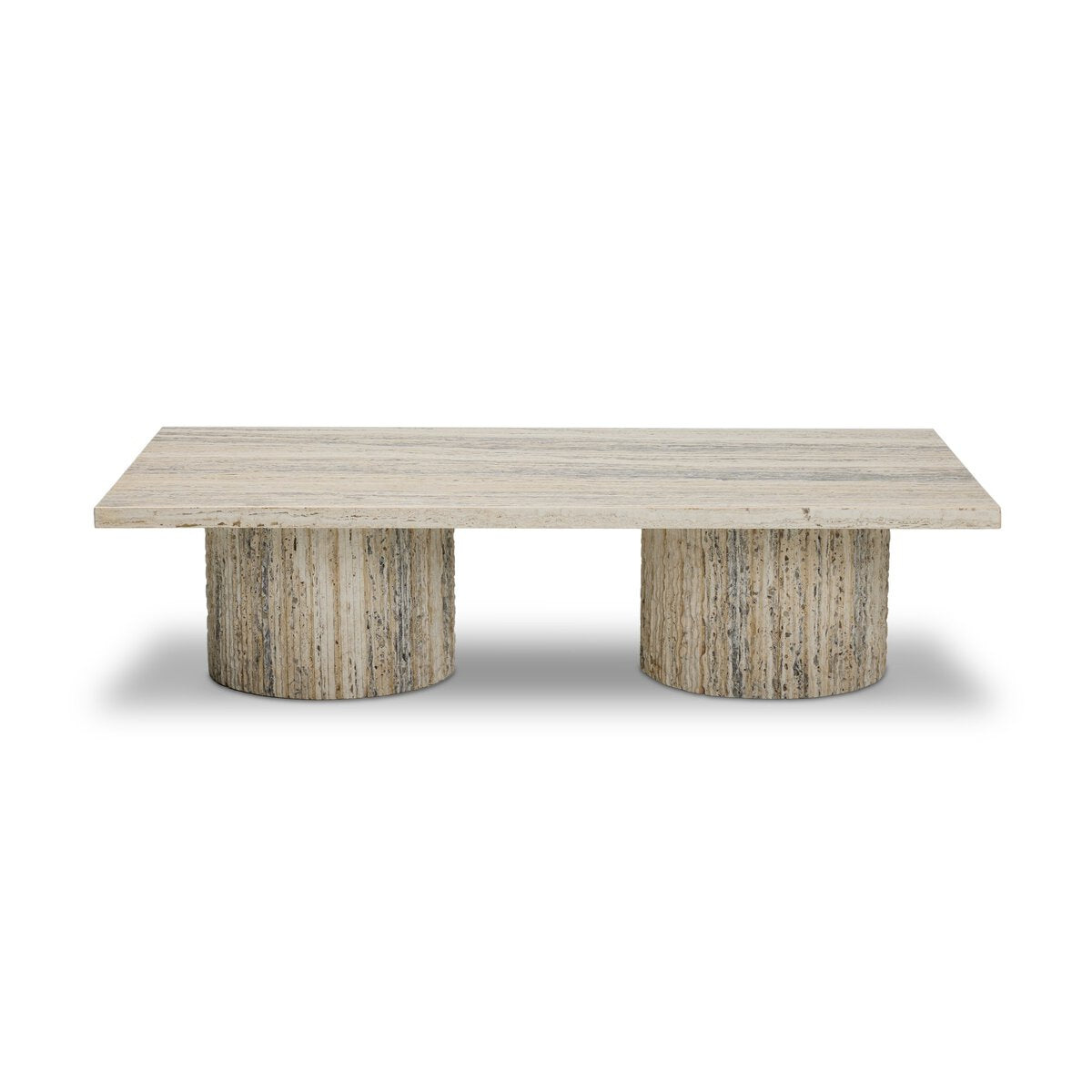 Travis Coffee Table - Travertine