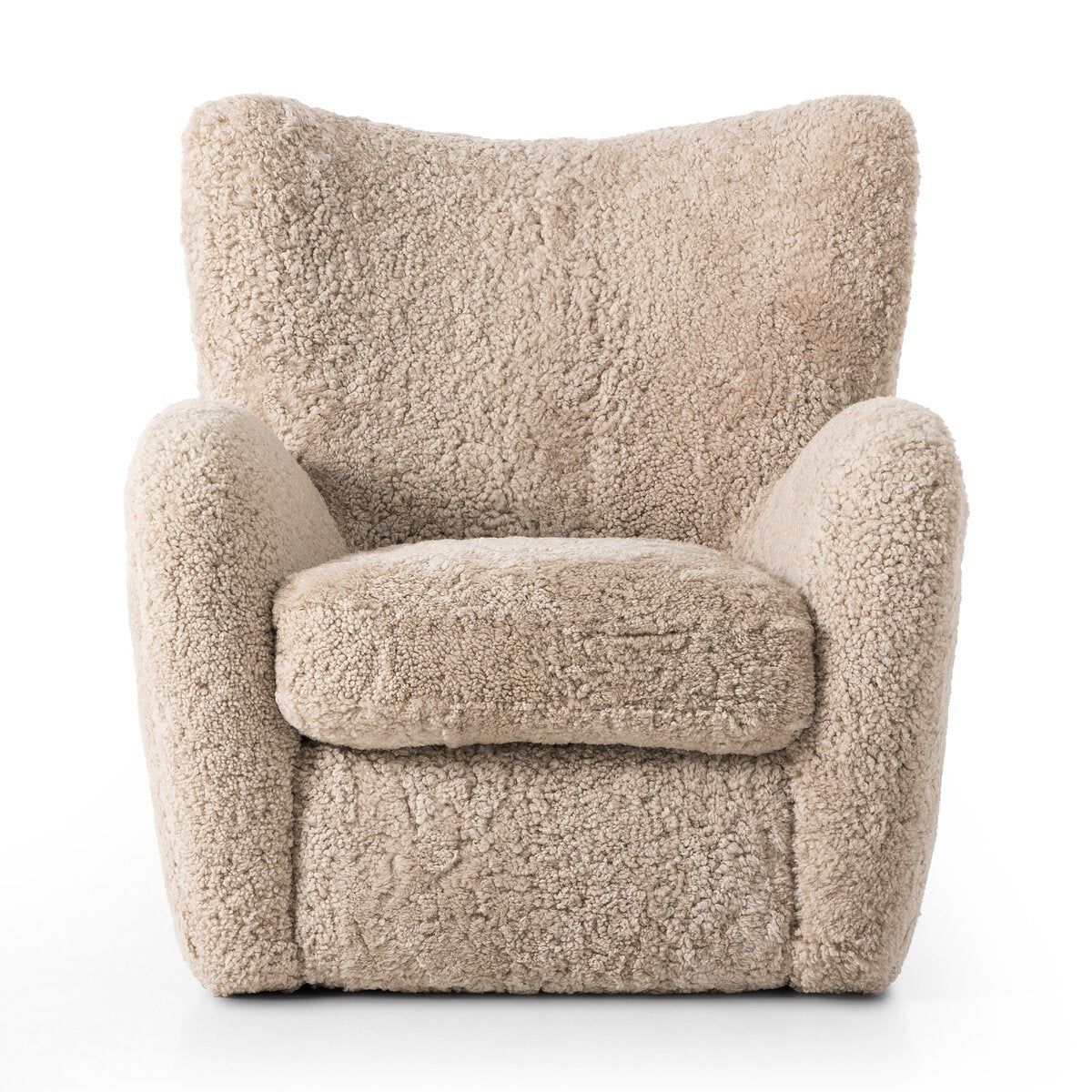 Amy Lounge Chair - Ivory Shearling