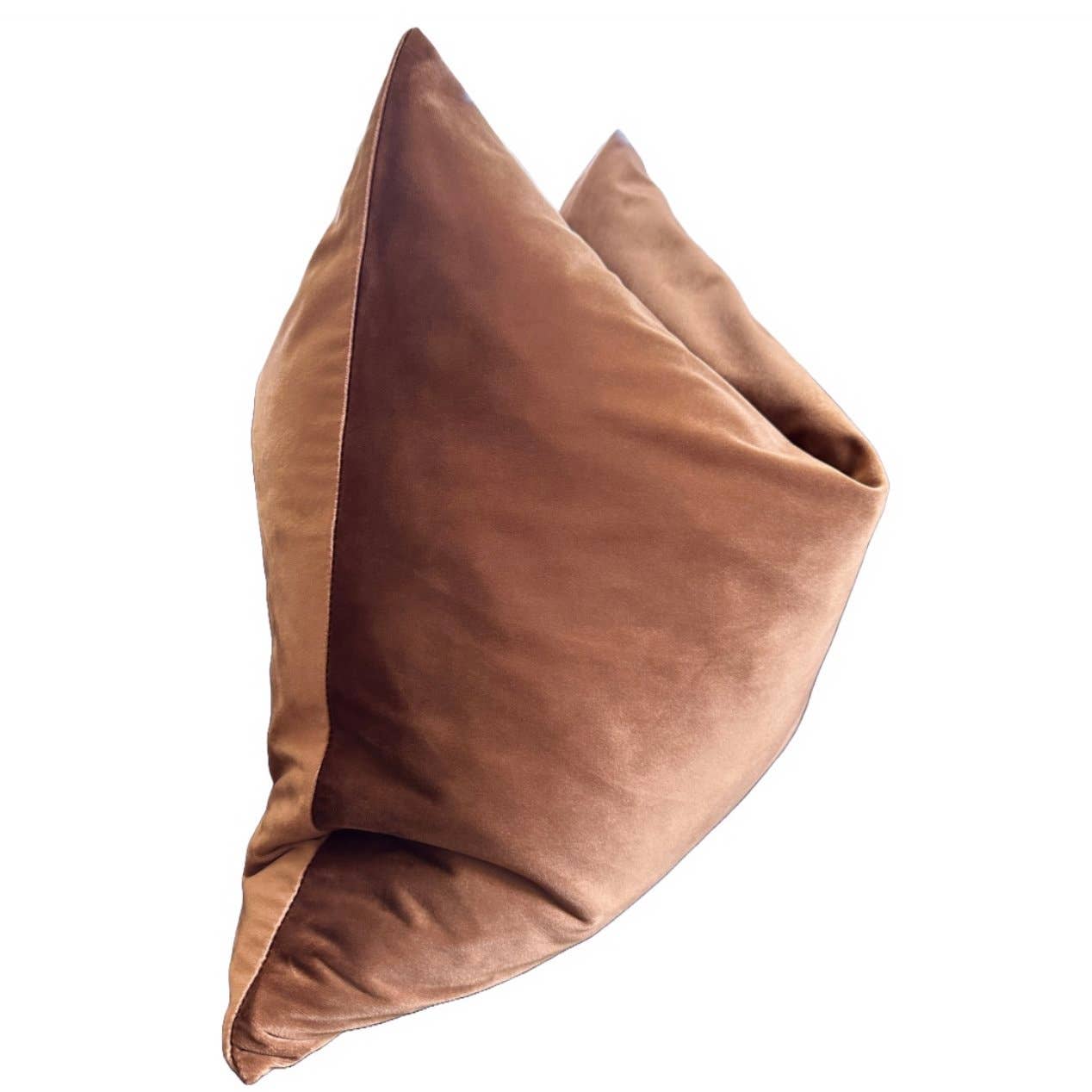 Cinnamon Velvet Pillow