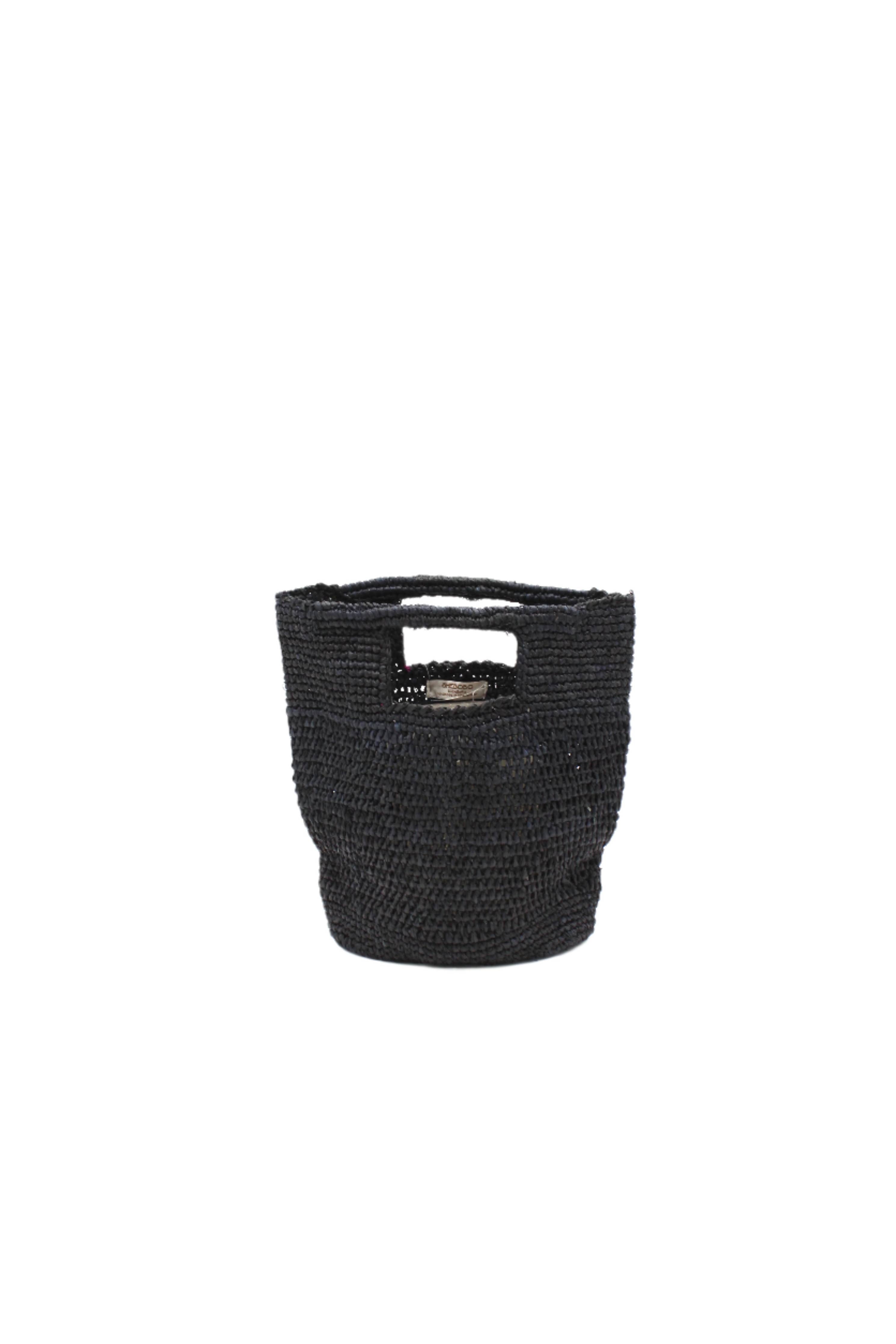 Mini ConCon Crochet Petite Straw Basket