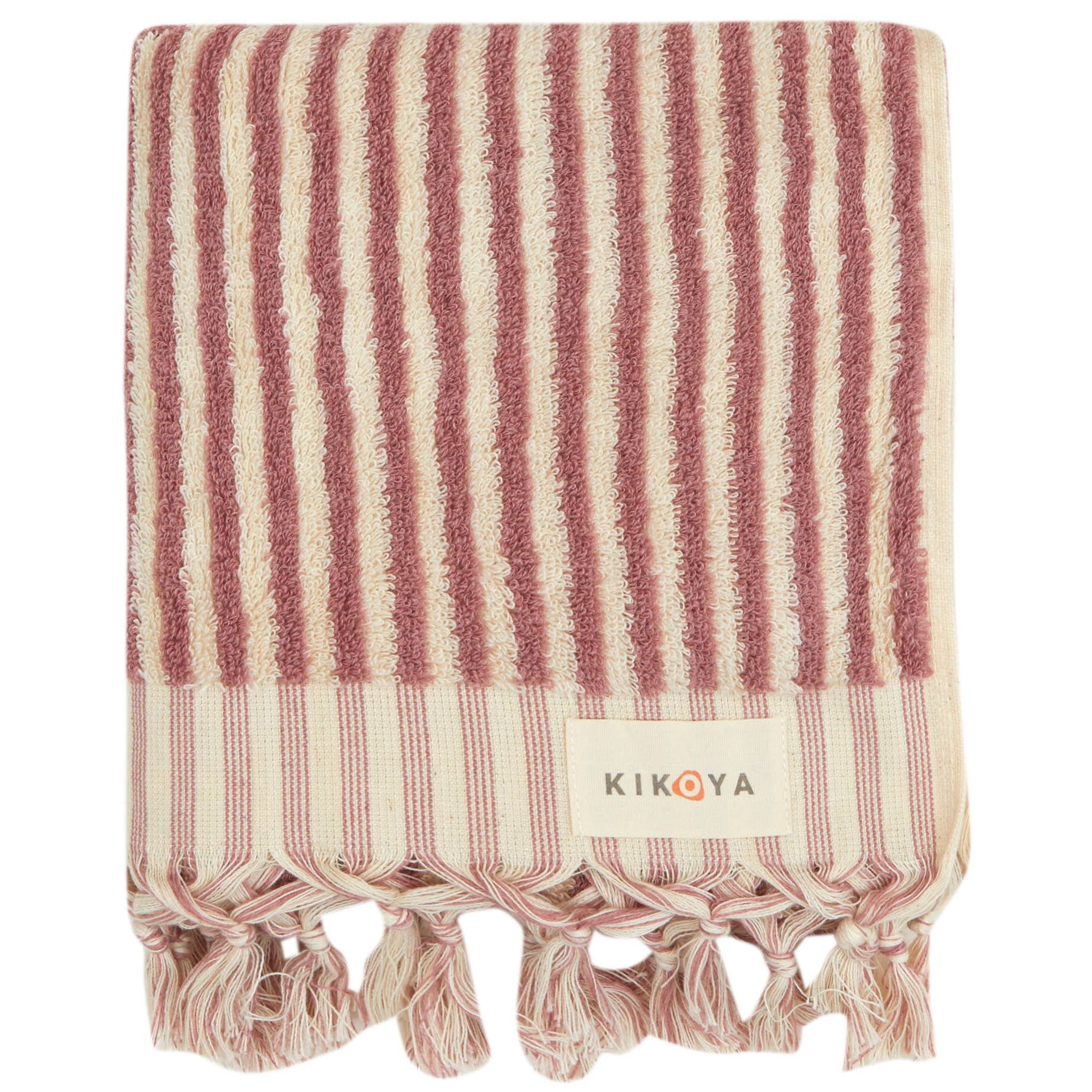 Stripe Bubble Handloomed Turkish Hand Towels 17x38" Bohemian