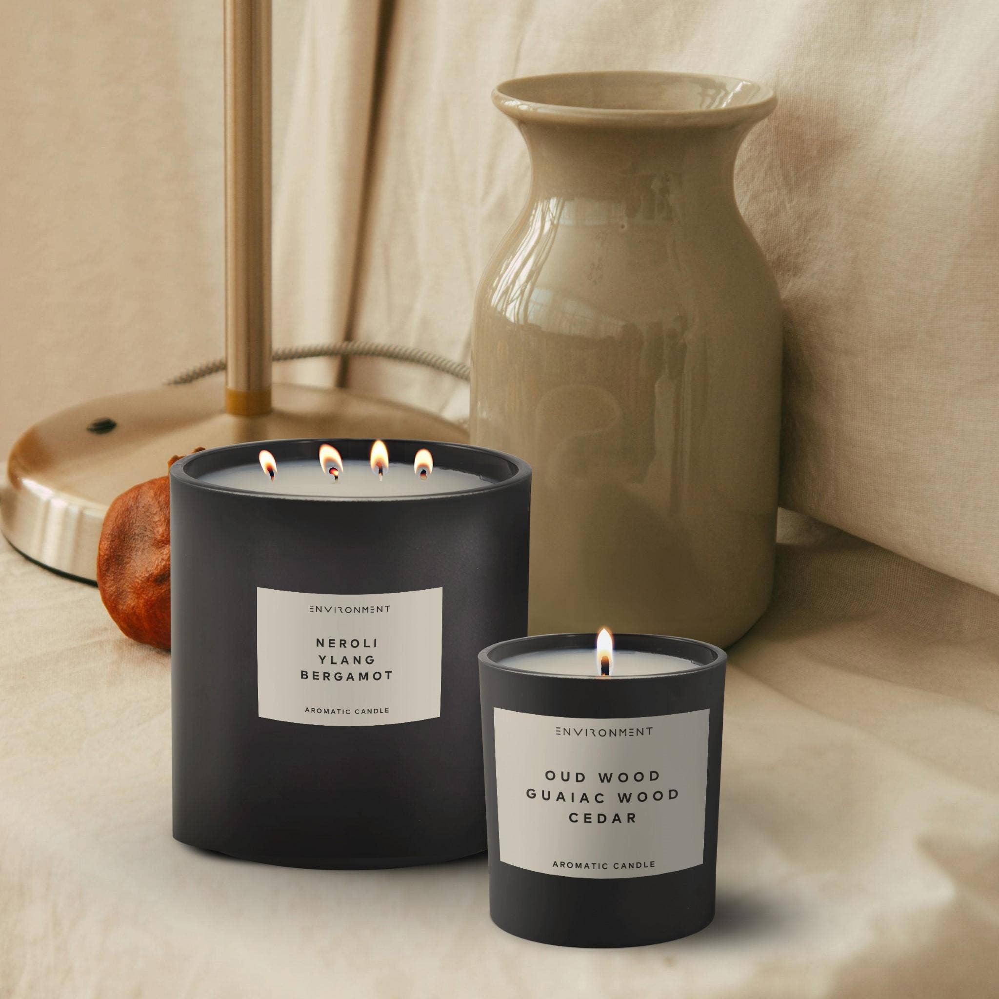 8oz Inspired by Tom Ford® Candle with Lid and Box Oud Wood