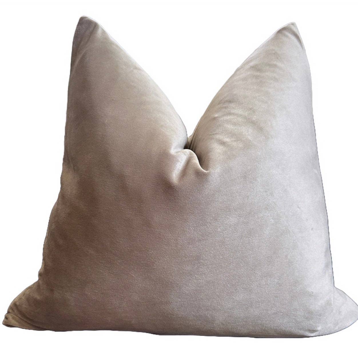 Pewter Velvet Pillow