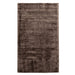 Rectangular brown rug on a white background