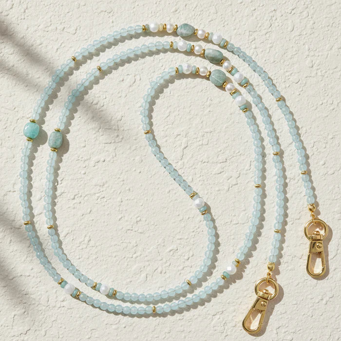 Natural Stone Phone Charm - Amazonite