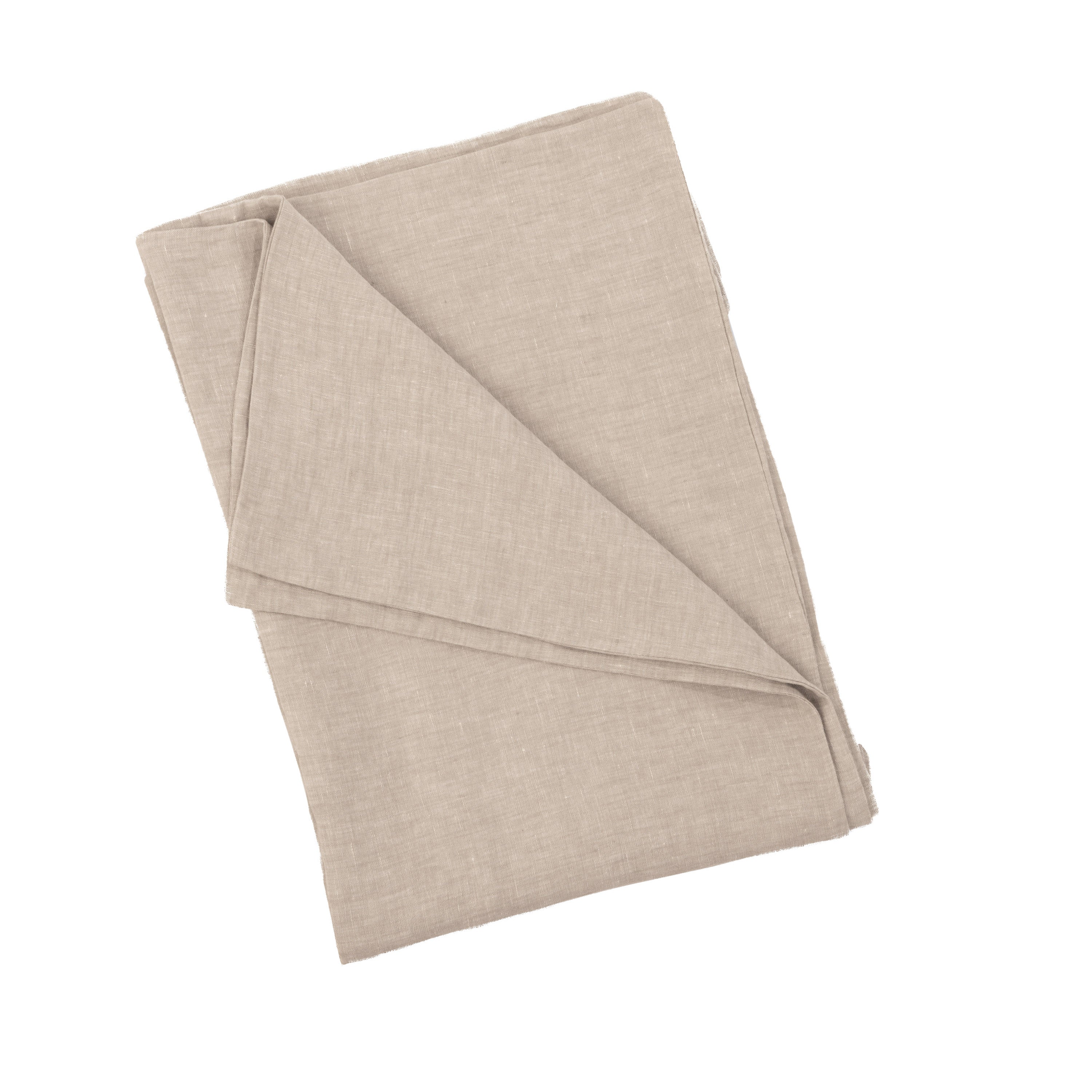 Damara Linen Duvet Cover-Natural