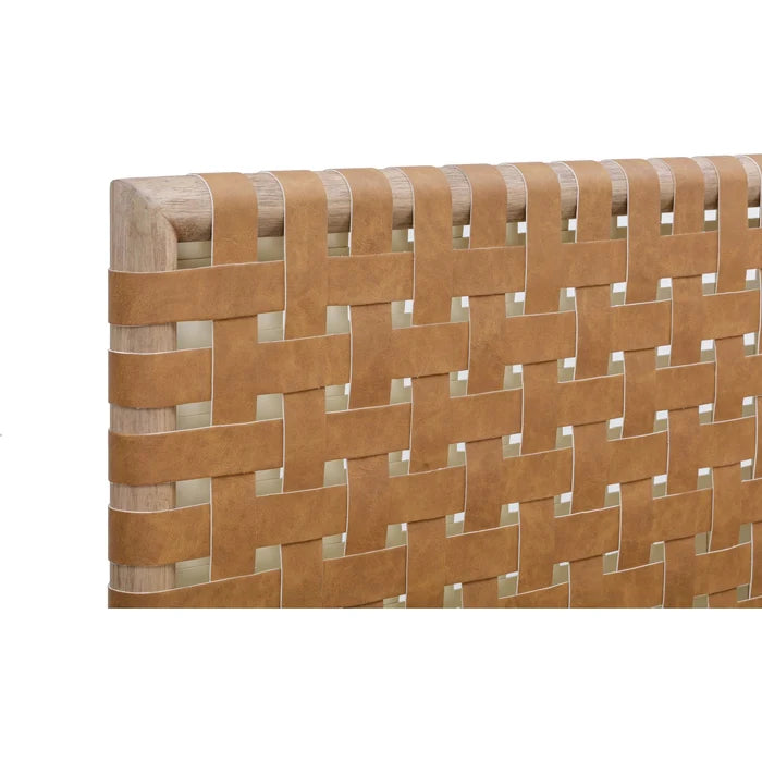 Darren Woven Leather Bed