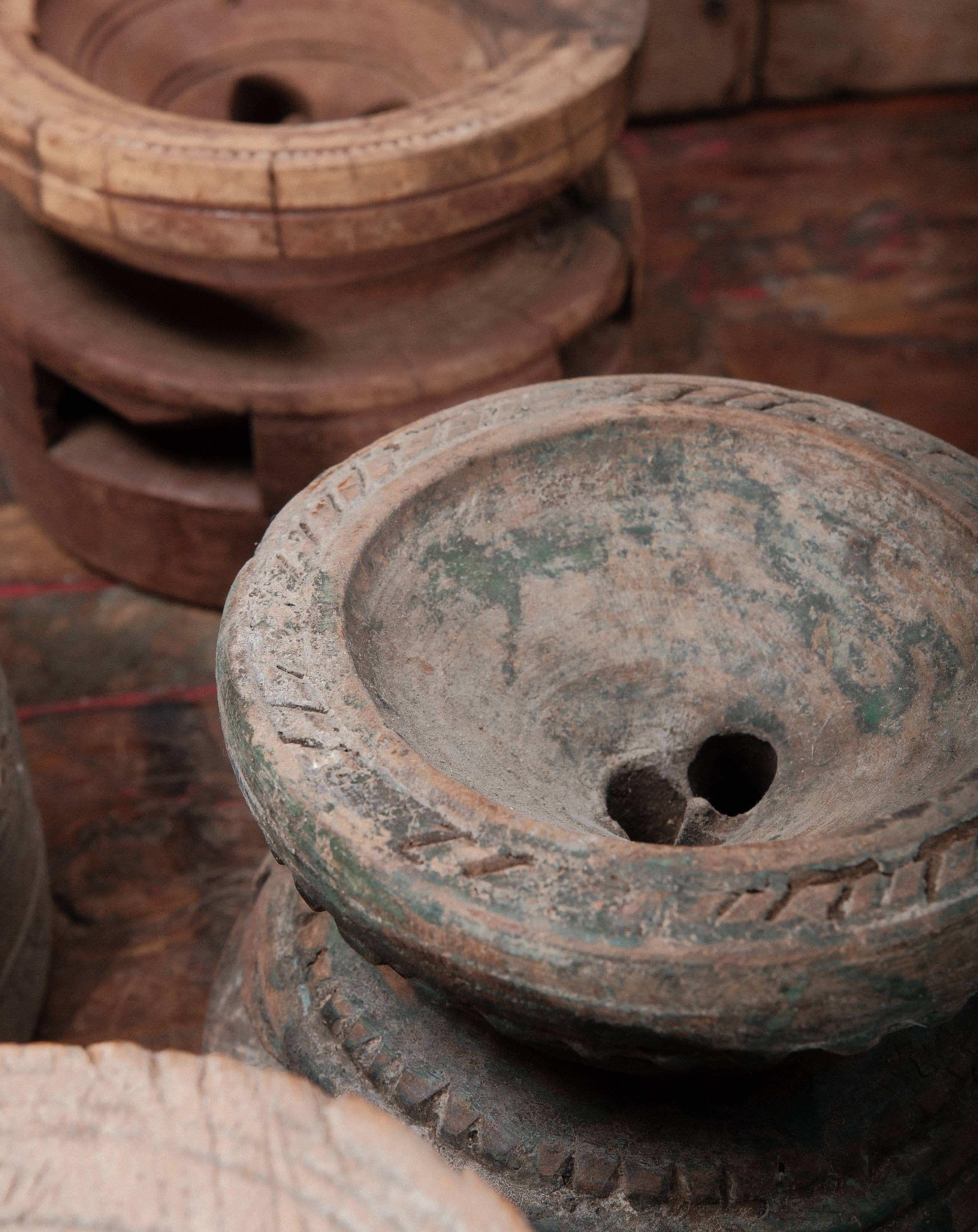 Vintage Binjani Candle Holder