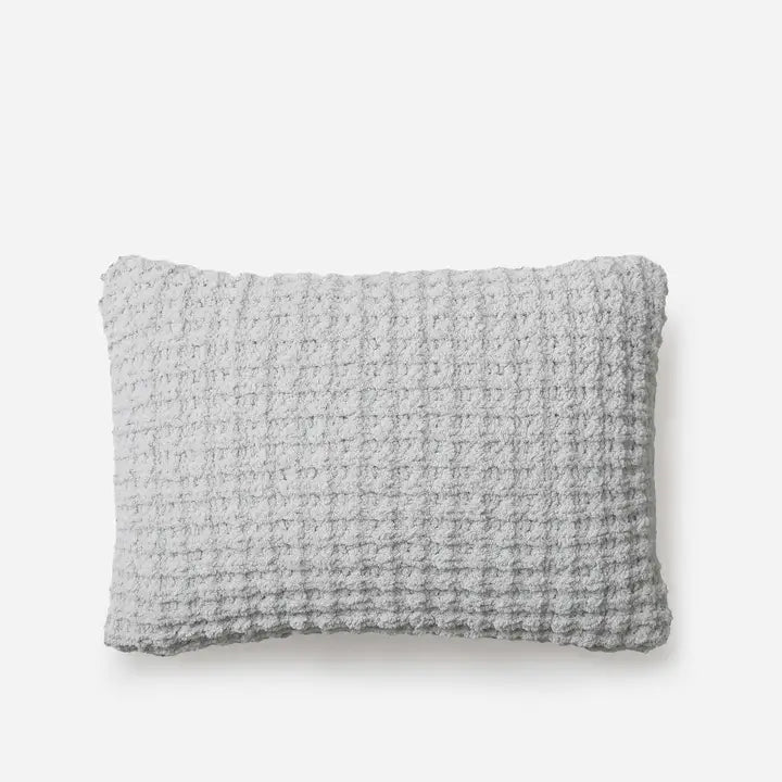 Snug Waffle Sham Set - Cloud Grey