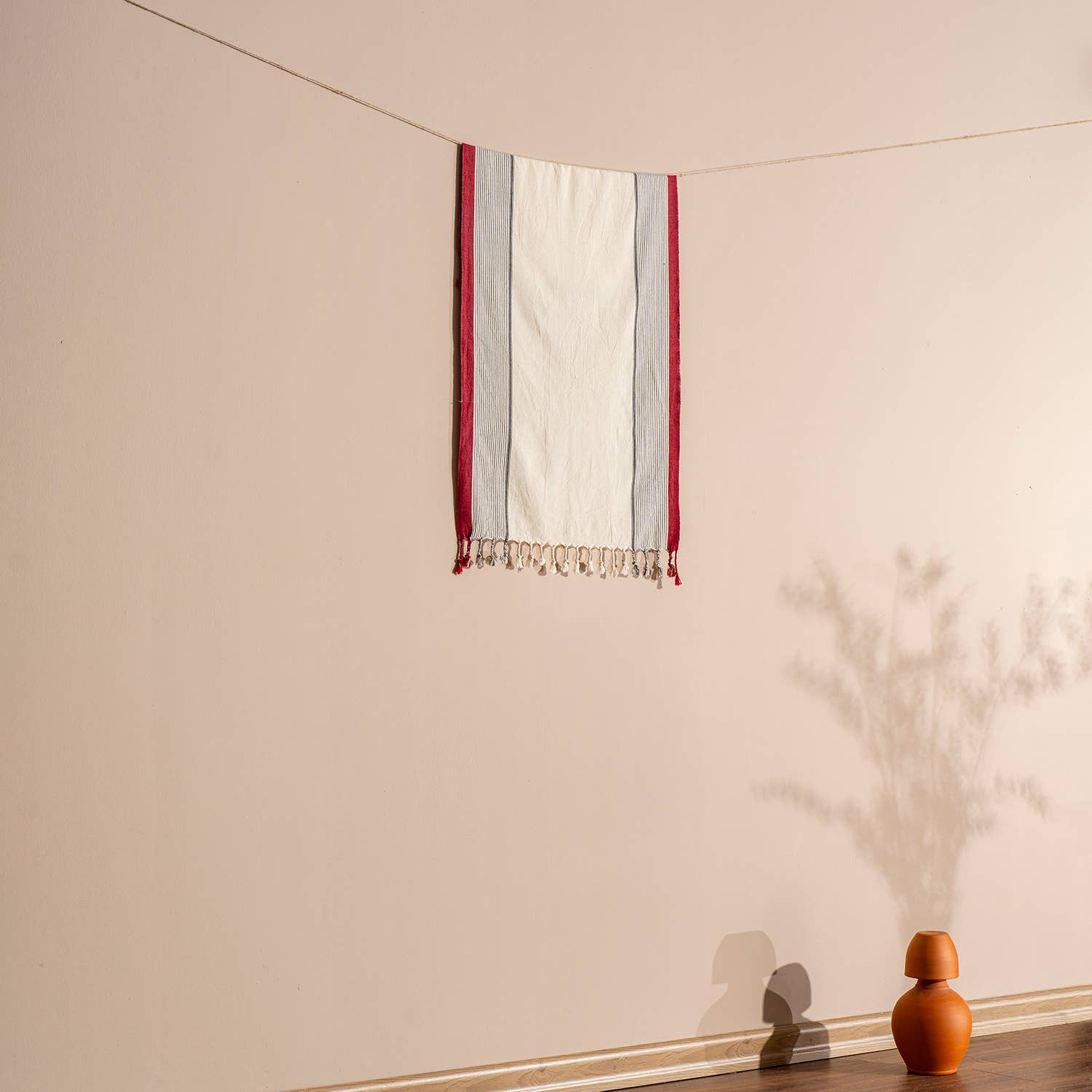 Turkish Bath & Beach Towel -  Peshtemal Hammam Red