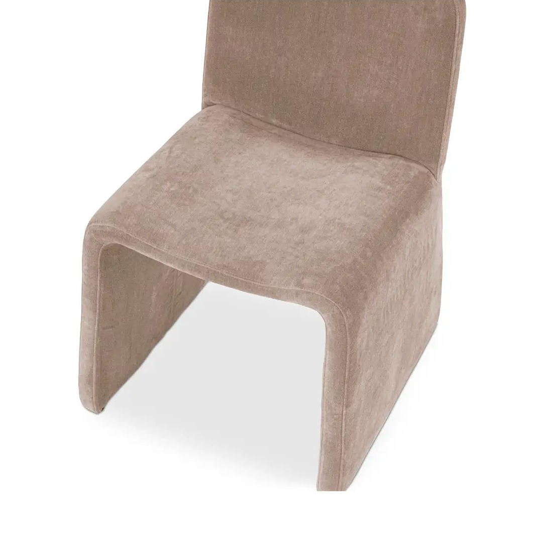 Beige chair on a white background