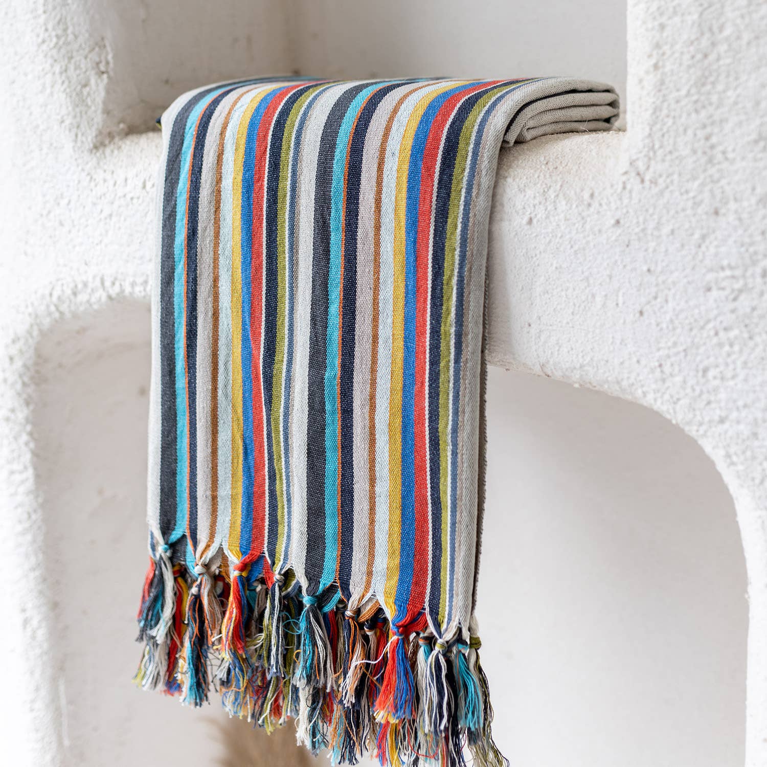 Turkish Bath & Beach Towel - Bright Multi