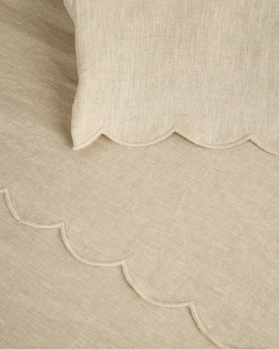 KELLY LINEN SHEET SET - FLAX