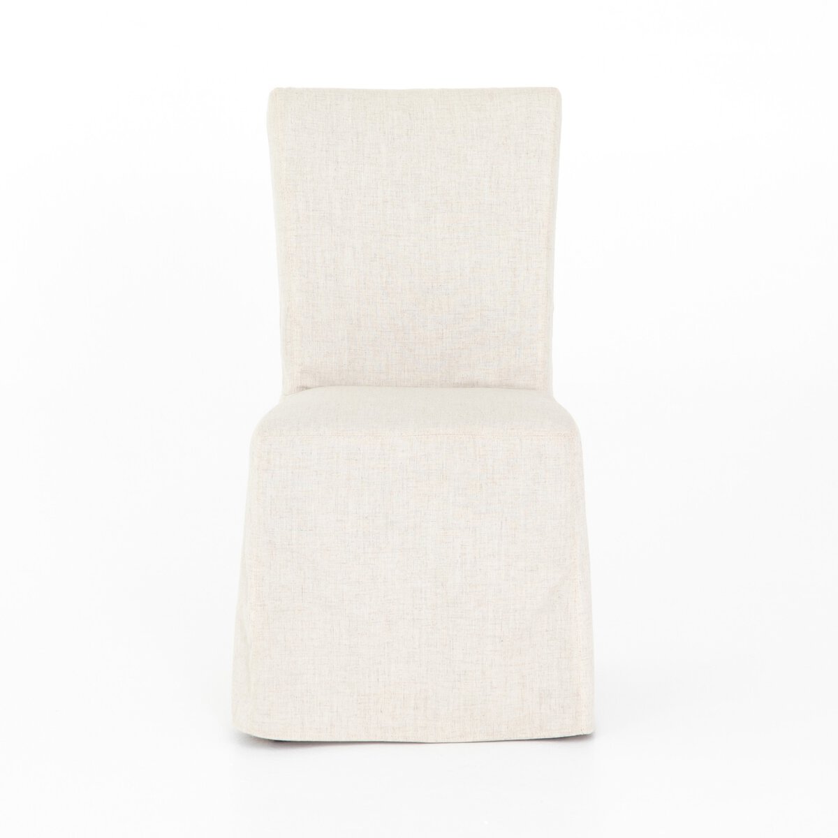 Vienna Slipcover Dining Chair-Savile Flax