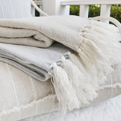 POM POM HENLEY THROW