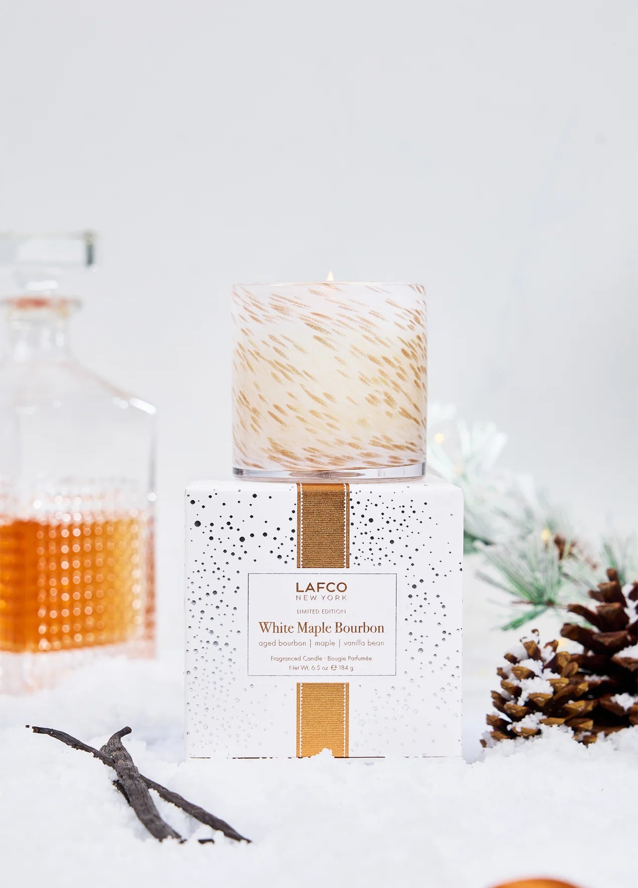 LAFCO: White Maple Bourbon 15.5oz Candle