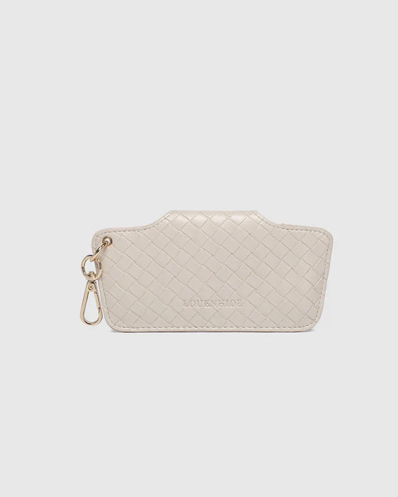 Skittle Sunglass Case - Woven Vanilla