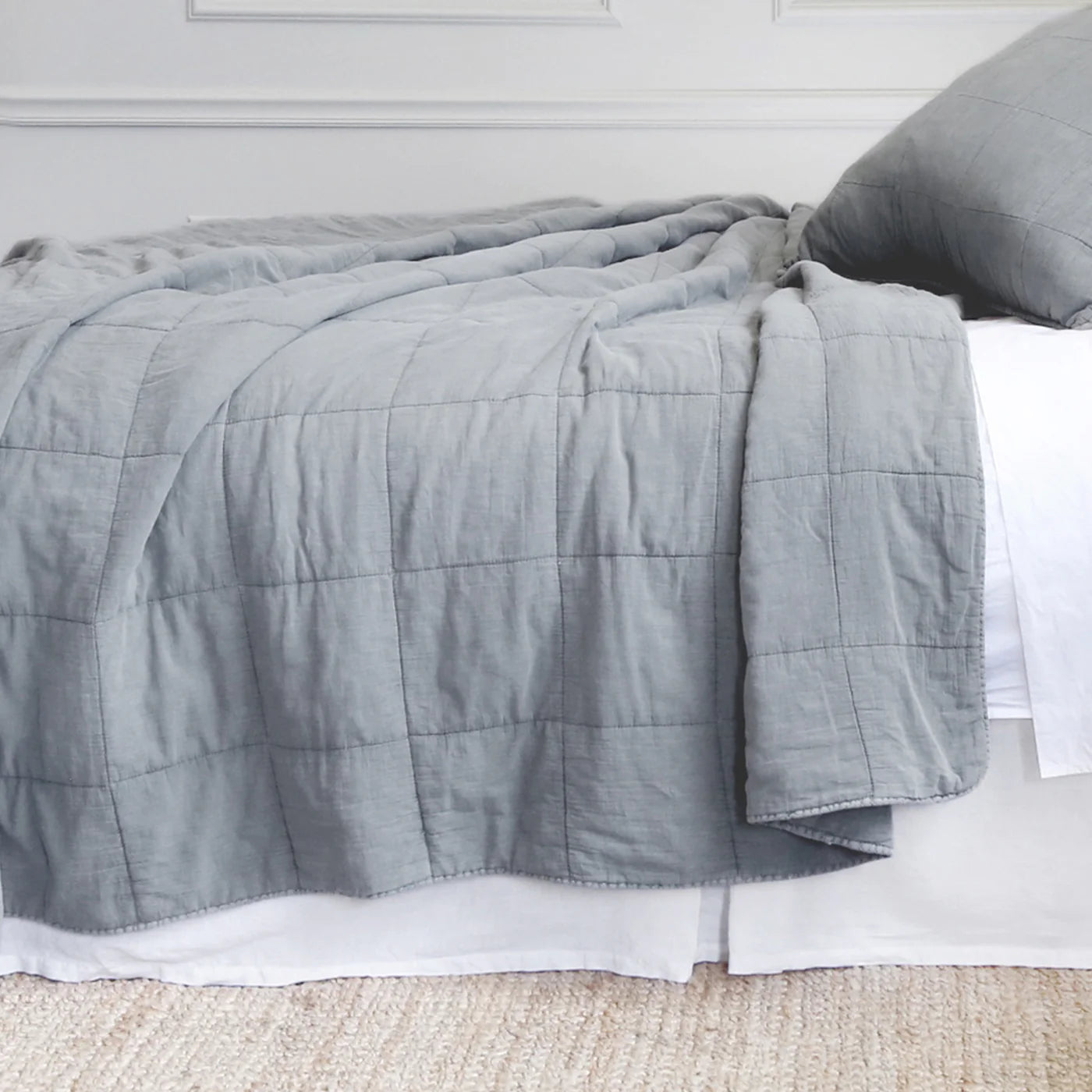 POM POM ANTWERP COVERLET COLLECTION - OCEAN