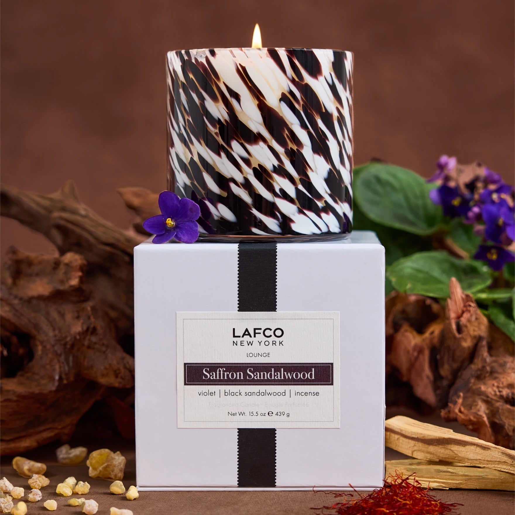 LAFCO: Saffron Sandalwood 15.5oz Candle