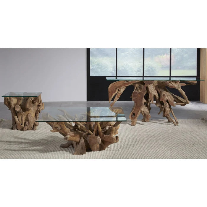 Terra Teak Root Console Table