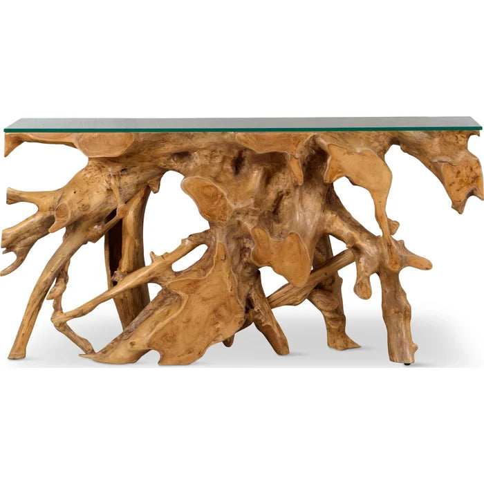 Terra Teak Root Console Table