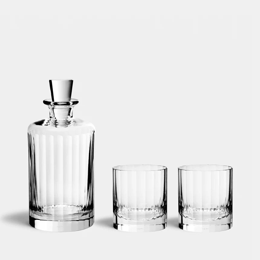 Fluted Whiskey Set (for 2)