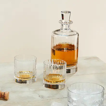 Fluted Whiskey Set (for 2)