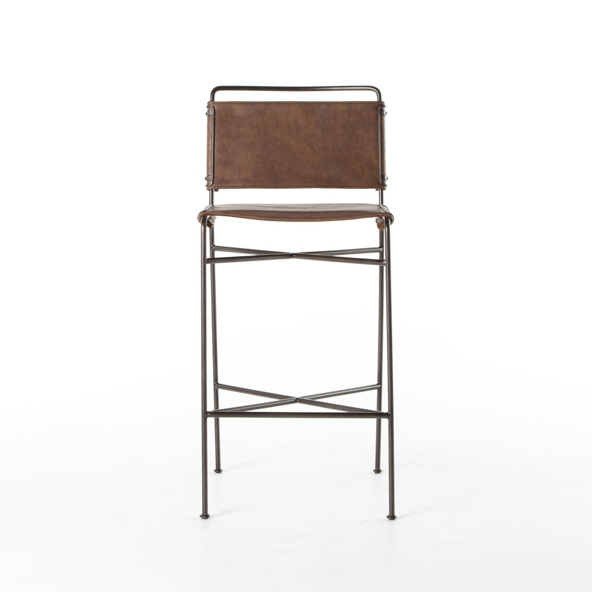 Winston Barstool - Distressed Brown