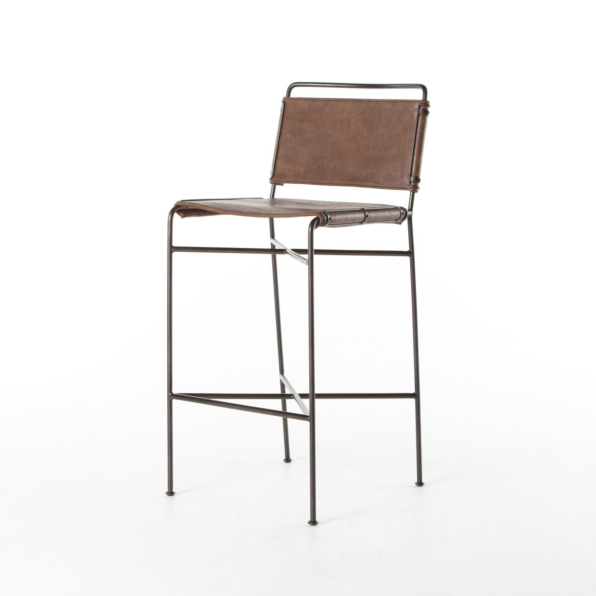 Winston Barstool - Distressed Brown