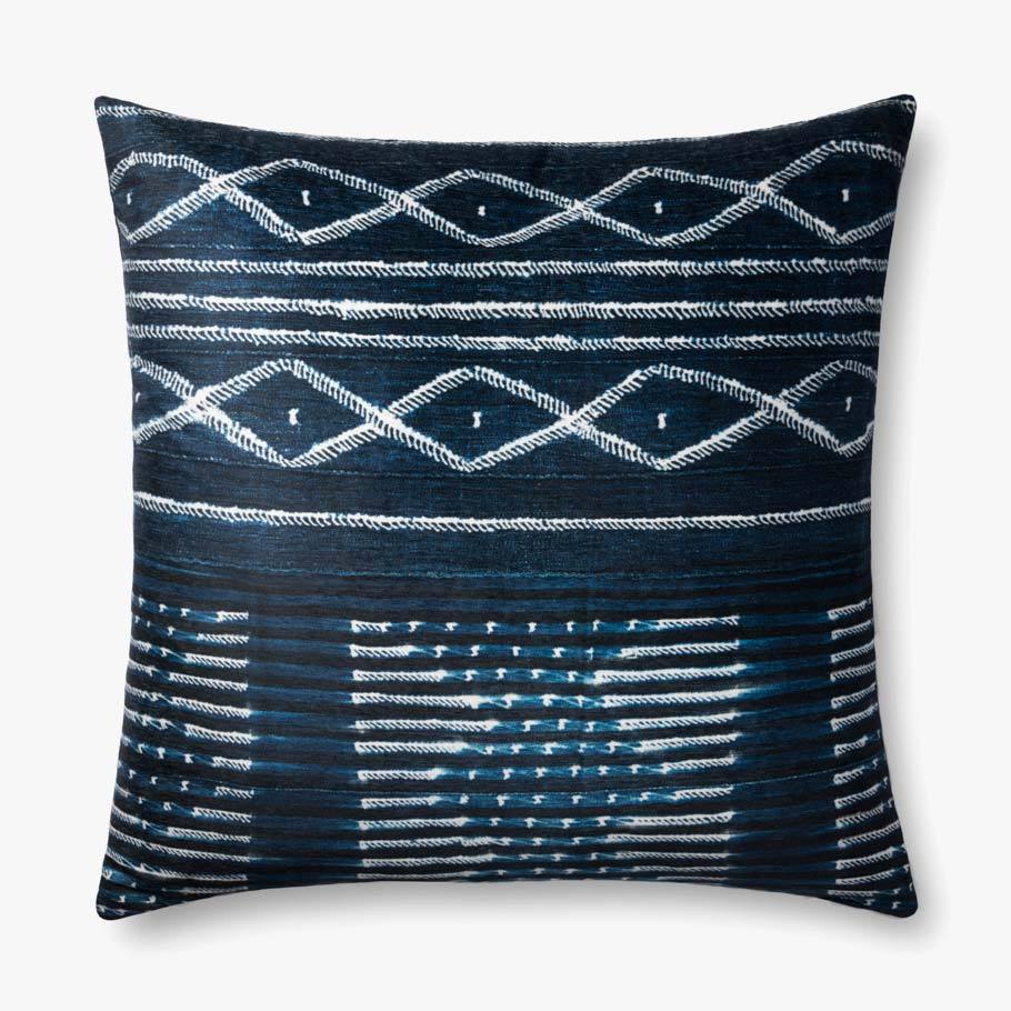NAVY FLOOR PILLOW